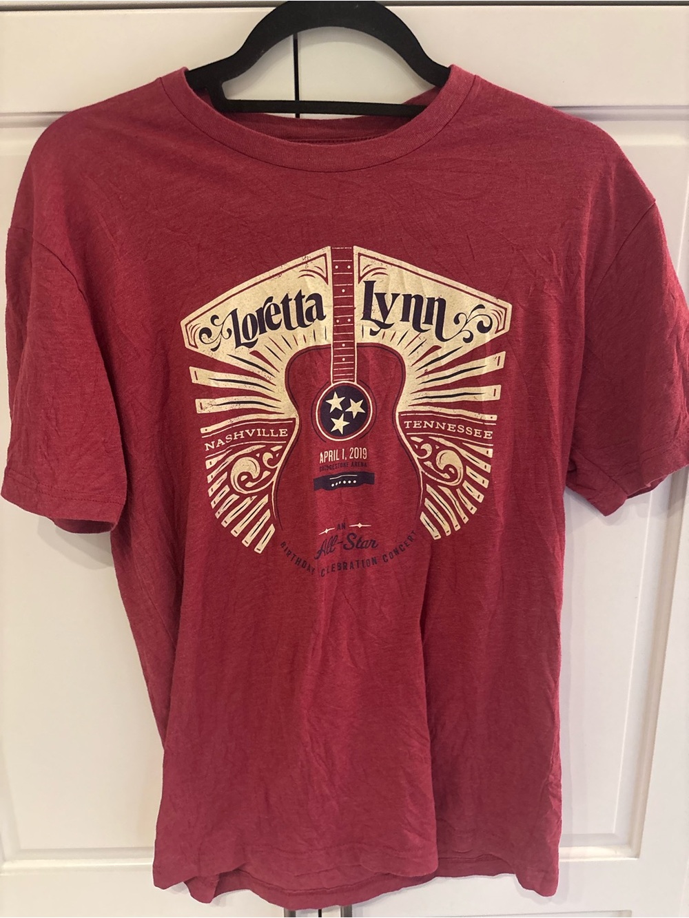 Loretta Lynn 2019 All-Star Birthday Concert T-Shirt Nashville Double Sided
